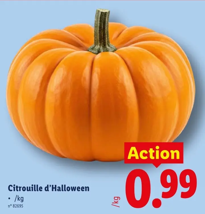 Offre: Citrouille d'Halloween
