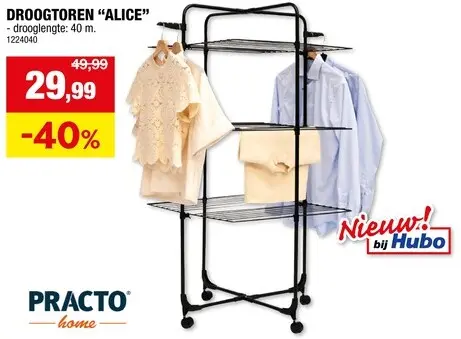 Promotie: Droogtoren "Alice"