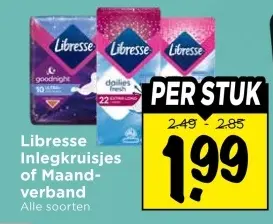 Inlegkruisjes of Maandverband