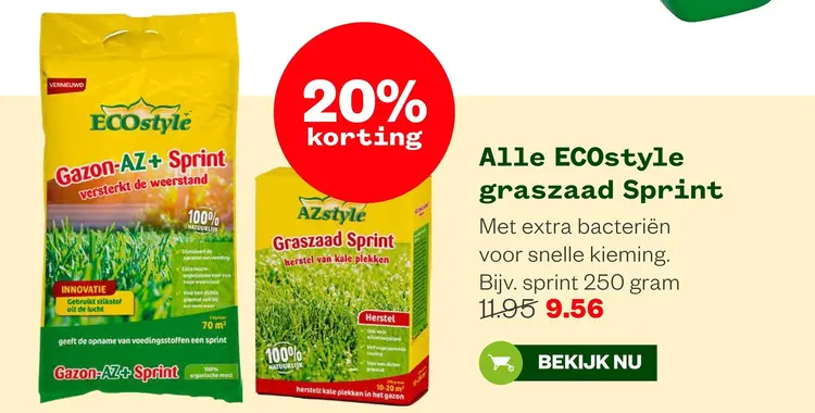Aanbieding: ECOstyle graszaad Sprint