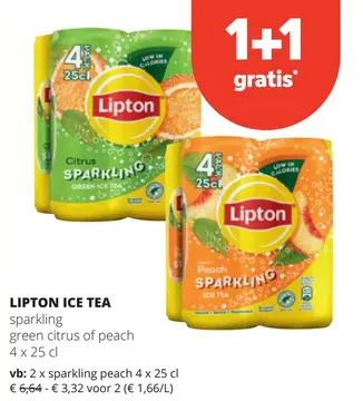 Aanbieding: Lipton ice tea