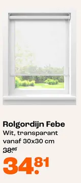 Aanbieding: Rolgordijn Febe