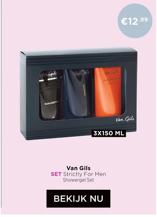 Aanbieding: Van Gils SET Strictly For Men Showergel Set