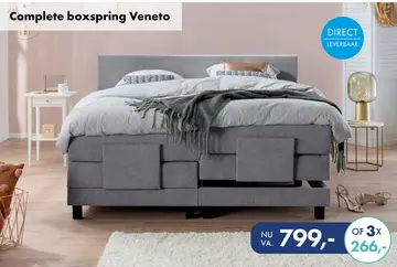 Aanbieding: Complete boxspring Veneto