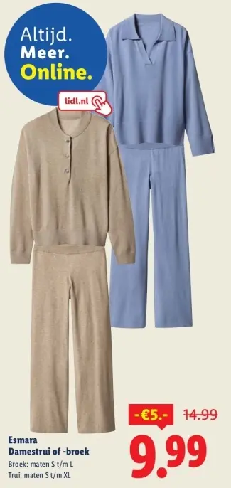 Aanbieding: Damestrui of -broek