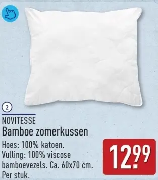 Aanbieding: Bamboe zomerkussen