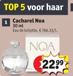 Promotie: Cacharel Noa