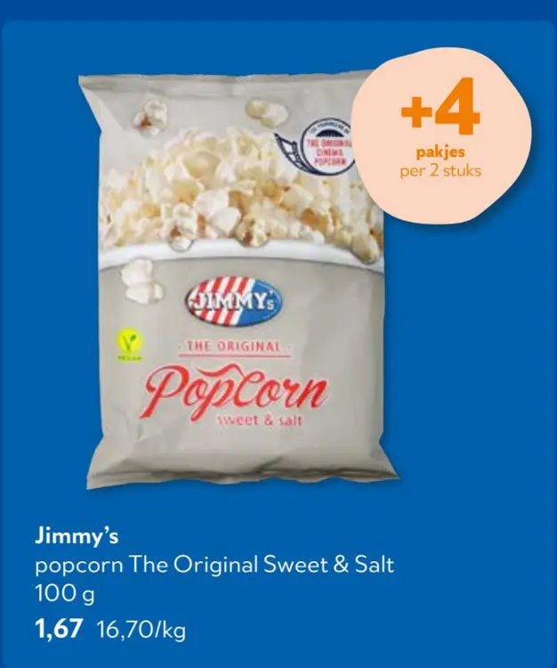 Promotie: Popcorn The Original Sweet & Salt