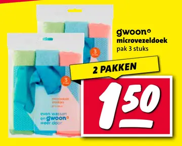 Aanbieding: gwoon microvezeldoek