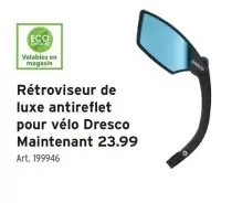 Offre: Rétroviseur de luxe antireflet pour vélo