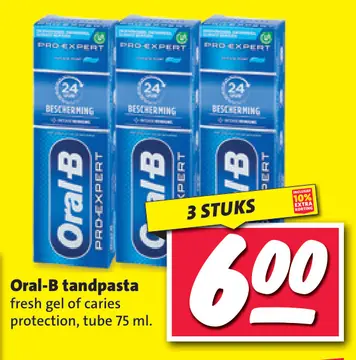 Aanbieding: Oral-B tandpasta
