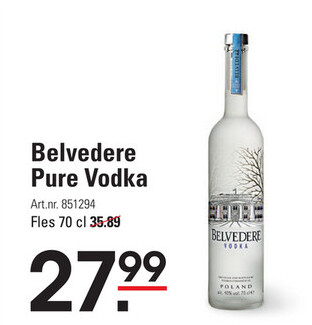 Aanbieding: Belvedere Pure Vodka