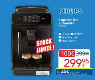 Offre: Espresso full automatic