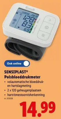 Promotie: Polsbloeddrukmeter