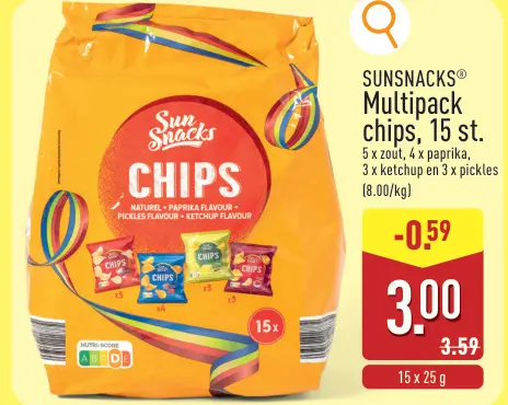 Promotie: Multipack chips