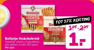 Aanbieding: Bolletje Knäckebröd