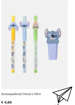 Aanbieding: Bureauspullenset Disney's Stitch