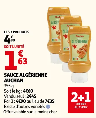 Promotie: Sauce algérienne