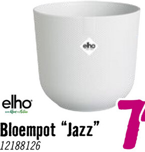 Aanbieding: ELHO Bloempot Jazz Kunststof wit Ø 16,5 cm H 15 cm