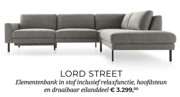 Aanbieding: LORD STREET Elementenbank