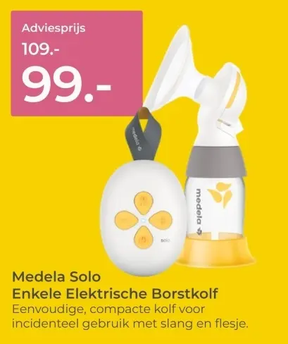 Aanbieding: Solo Enkele Elektrische Borstkolf