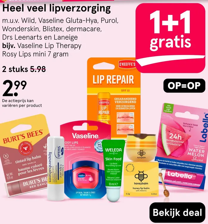 Aanbieding: Heel veel lipverzorging