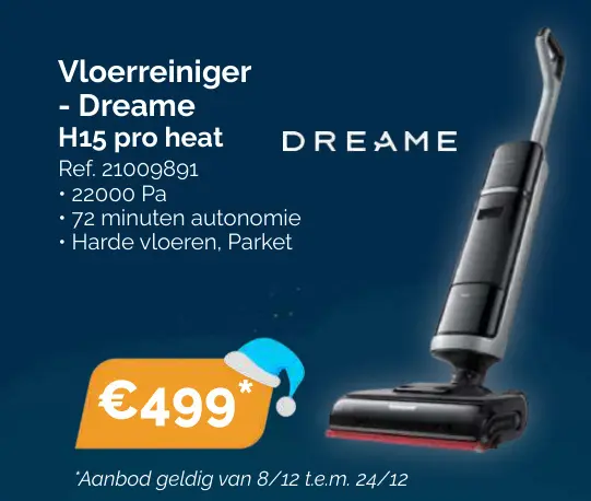 Promotie: Vloerreiniger H15 pro heat