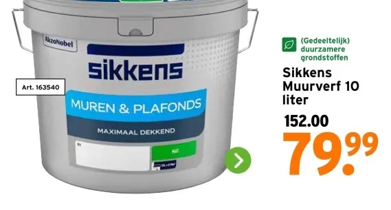 Aanbieding: Sikkens Muurverf