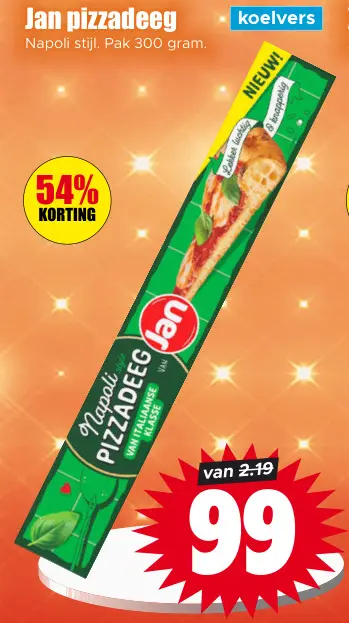 Aanbieding: Pizzadeeg