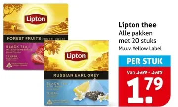 Aanbieding: Lipton thee
