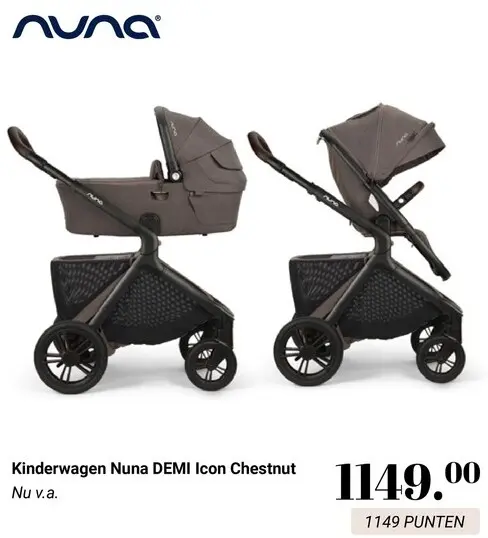 Aanbieding: Kinderwagen DEMI Icon Chestnut