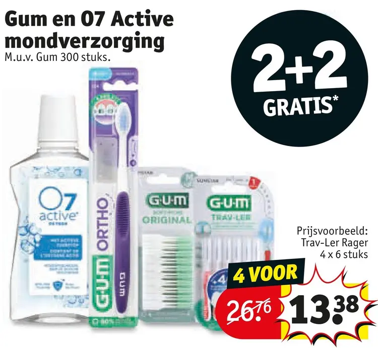 Aanbieding: Gum en 07 Active mondverzorging