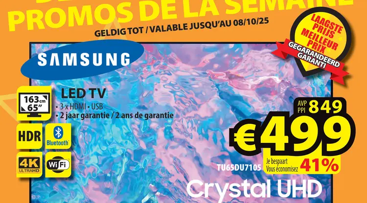 Aanbieding: LED TV Crystal UHD
