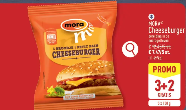 Promotie: MORA® Cheeseburger