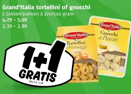 Aanbieding: Grand'Italia tortellini of gnocchi