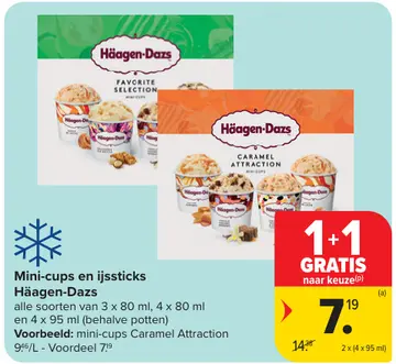Aanbieding: Mini-cups en ijssticks