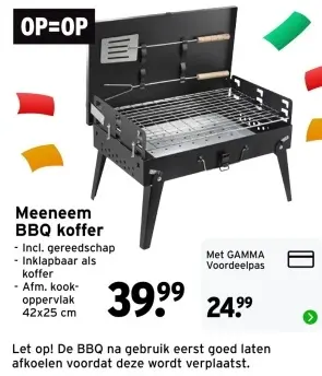 Aanbieding: Meeneem BBQ koffer