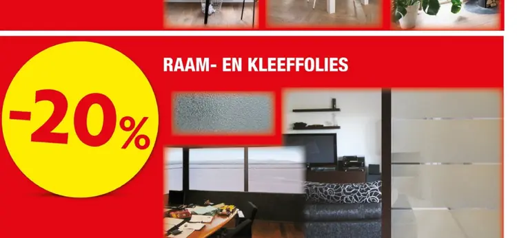 Promotie: Raam- en kleeffolies