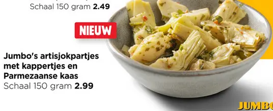 Aanbieding: artisjokpartjes met kappertjes en Parmezaanse