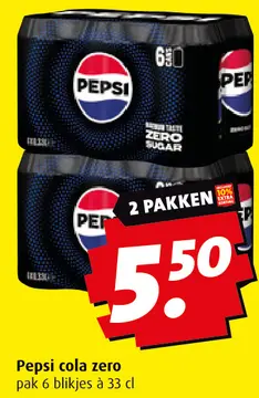 Aanbieding: Pepsi cola zero