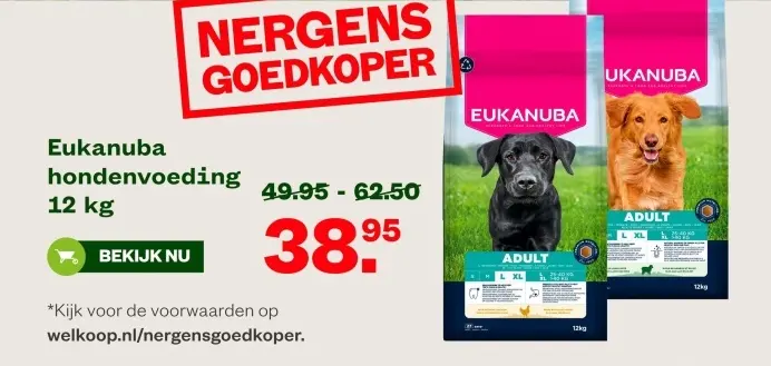 Aanbieding: hondenvoeding