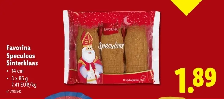 Aanbieding: Speculoos Sinterklaas