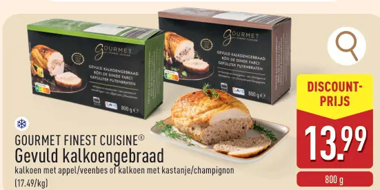 Promotie: Gevuld kalkoengebraad