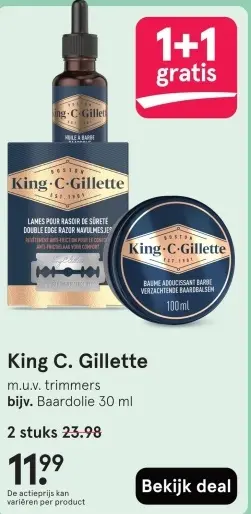 Aanbieding: King C. Gillette