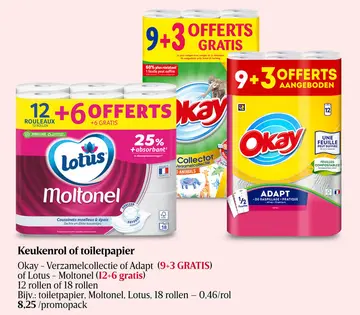 Aanbieding: Keukenrol of toiletpapier