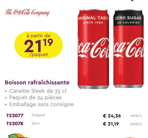 Offre: Boisson rafraîchissante