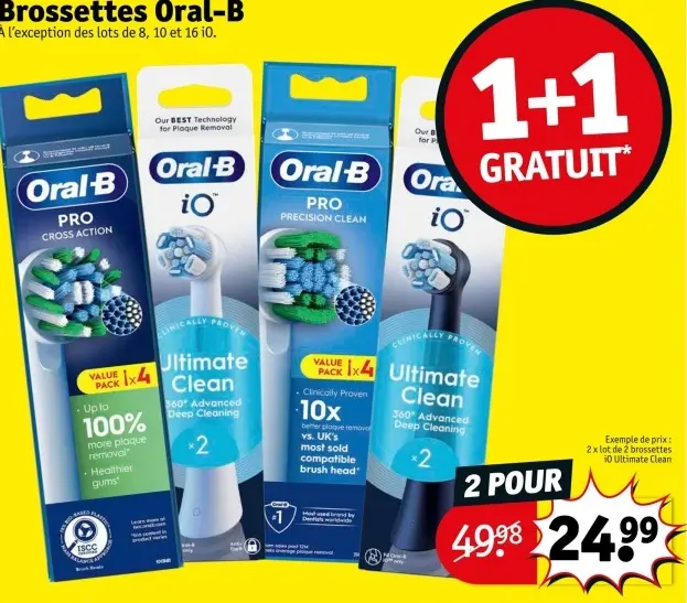 Offre: Brossettes Oral-B
