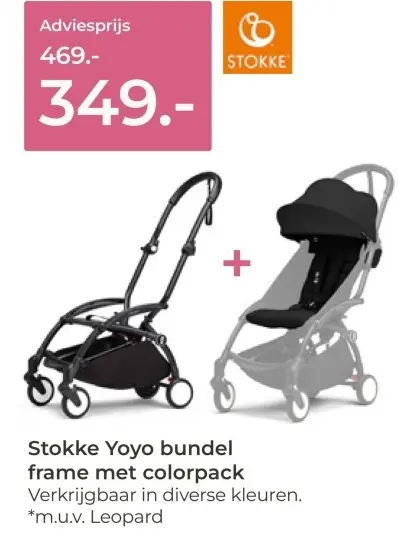 Aanbieding: Yoyo bundel frame met colorpack