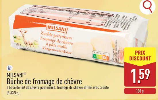 Offre: Bûche de fromage de chèvre