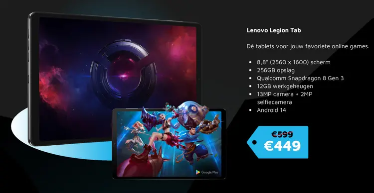 Aanbieding: Lenovo Legion Tab